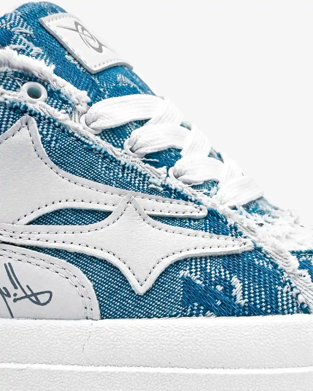 "AIRLINE" Sky Blue Trainers