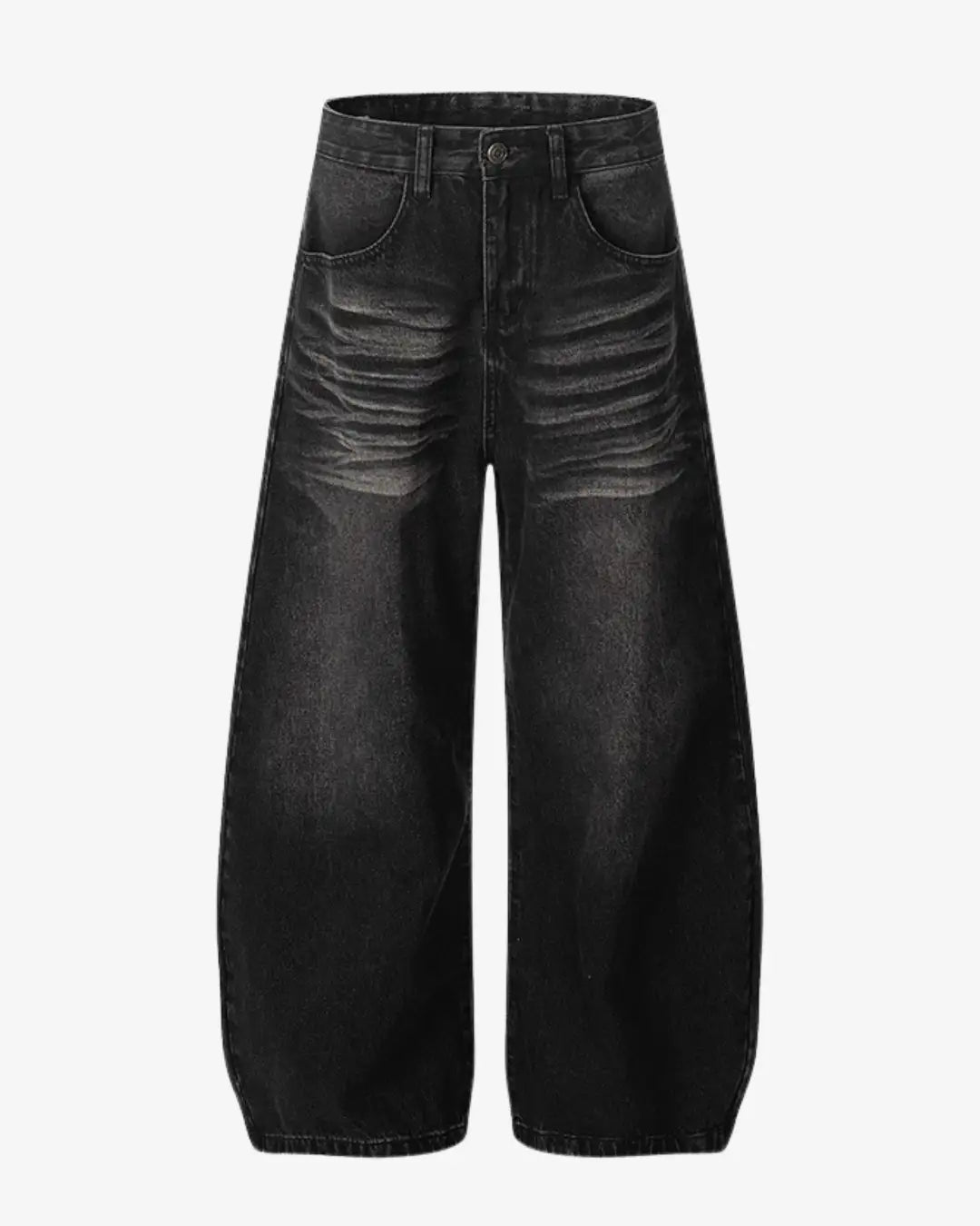"OPAL" Black Baggy Pants