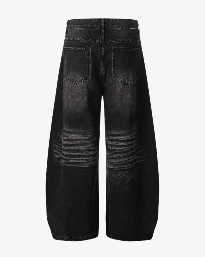 "OPAL" Black Baggy Pants