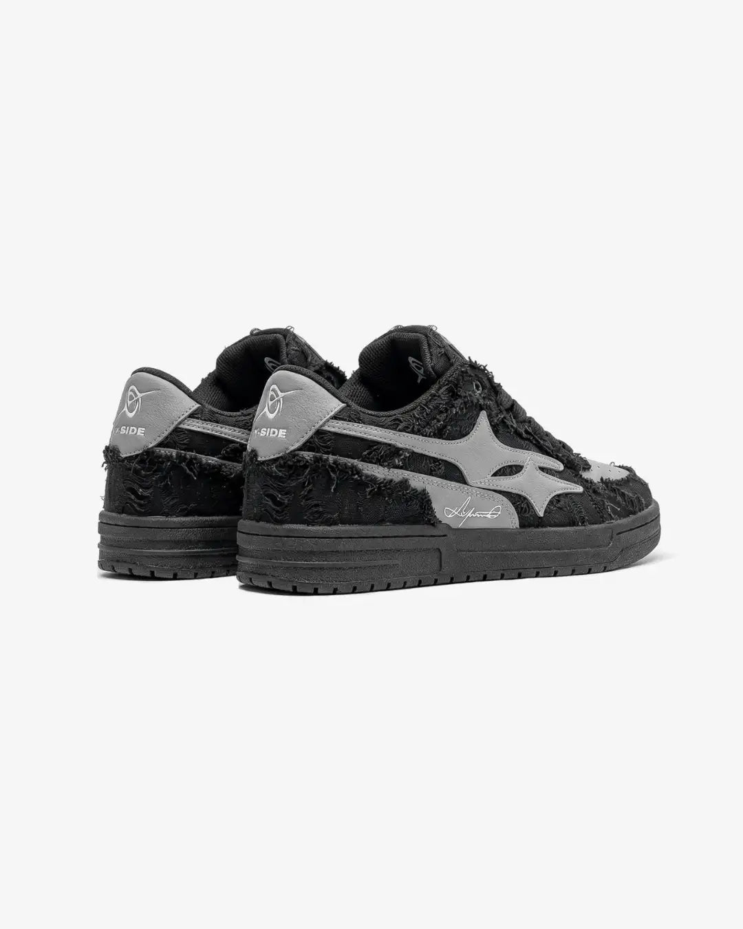"AIRLINE" Carbon Black Trainers
