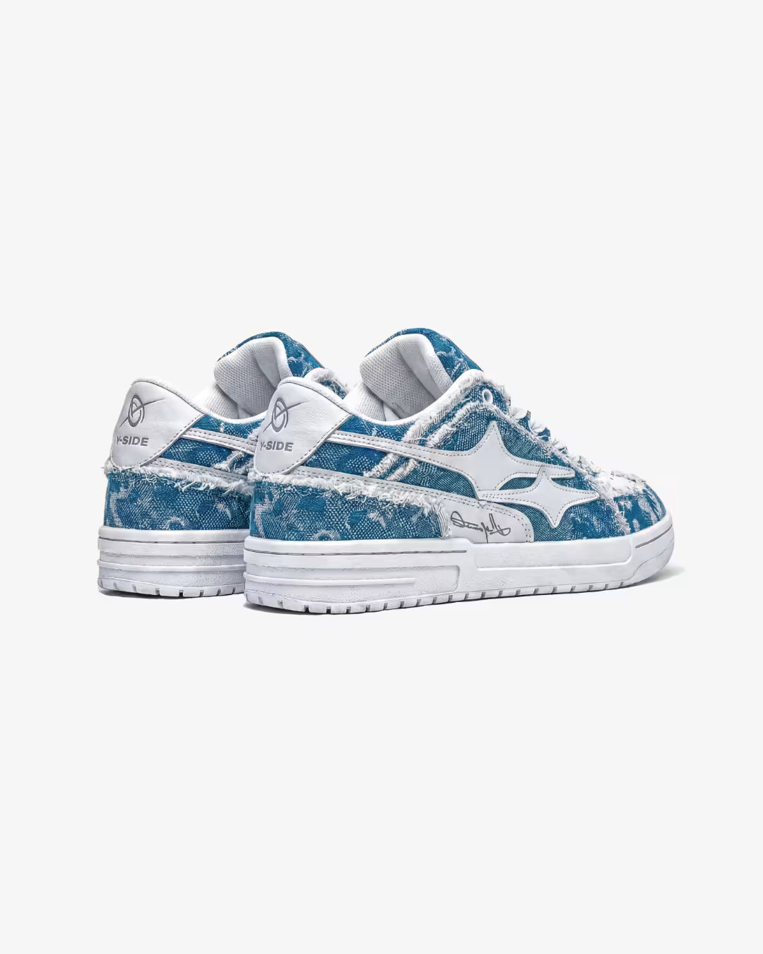 "ARLN" Sky Blue Trainers