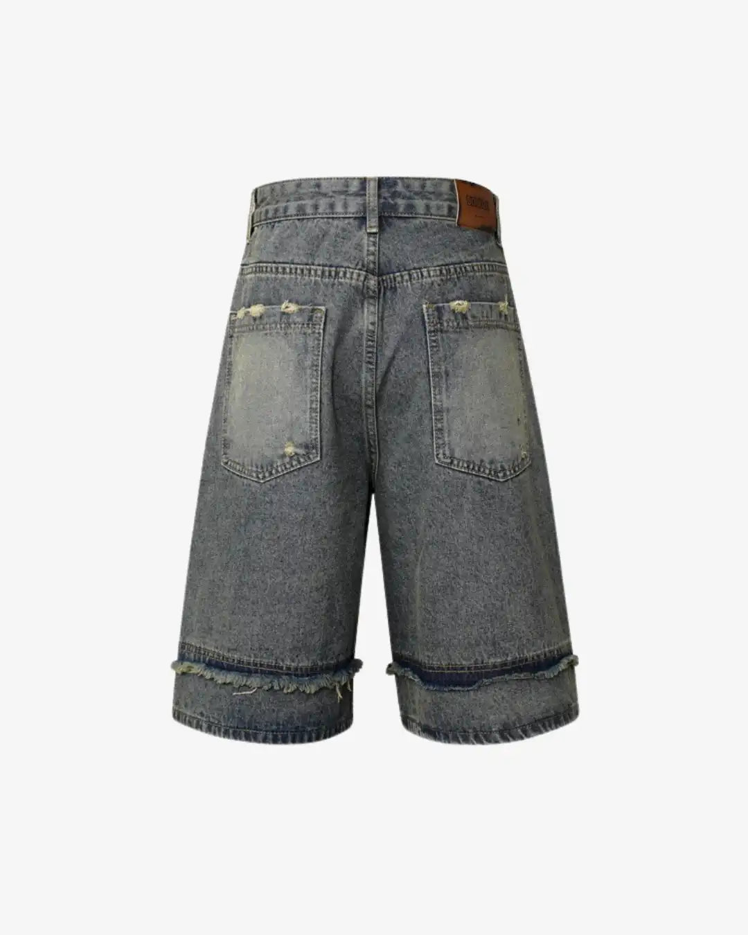 "SLAY" Distressed Jorts
