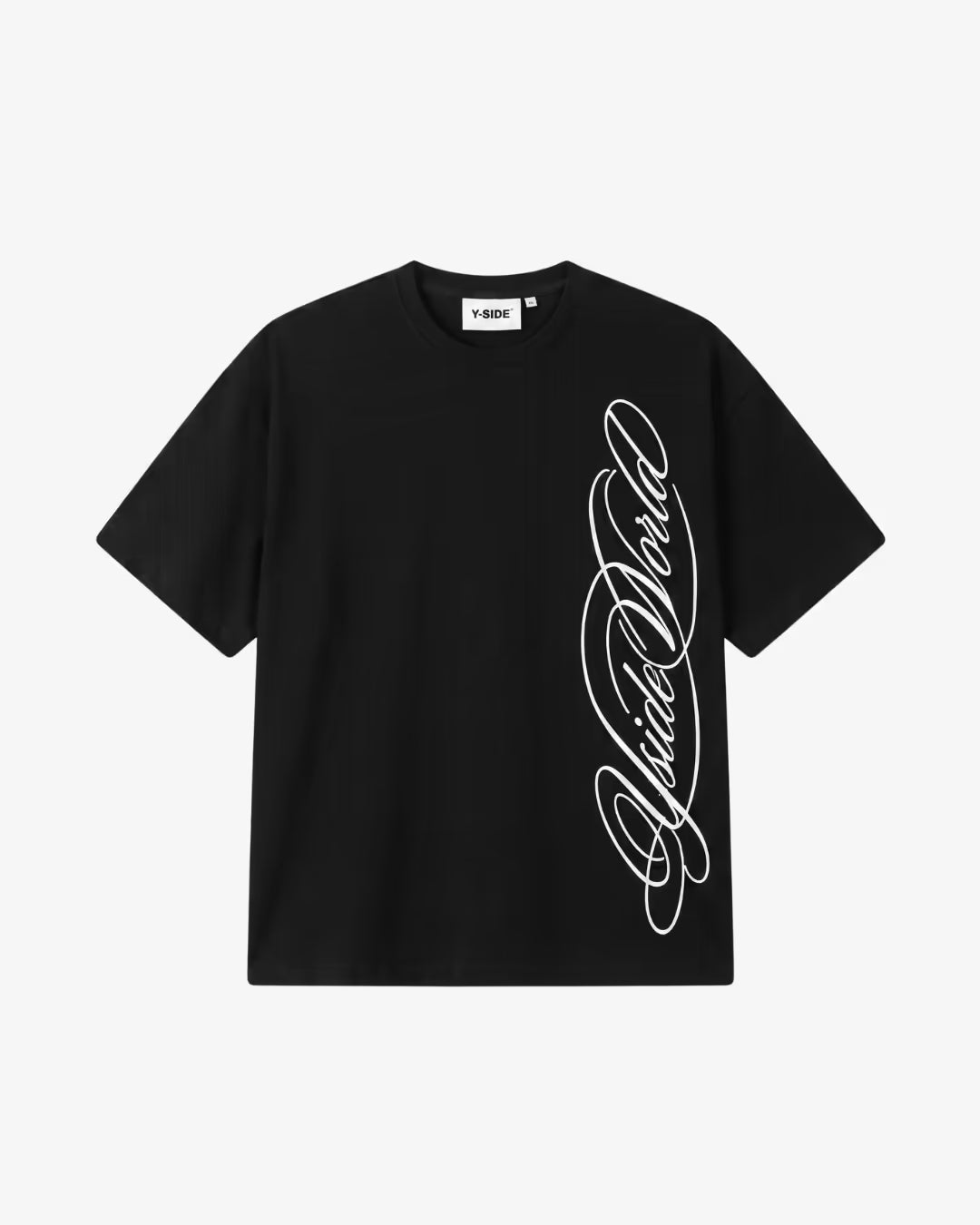 "SCRIPT" Embroidered T-Shirt