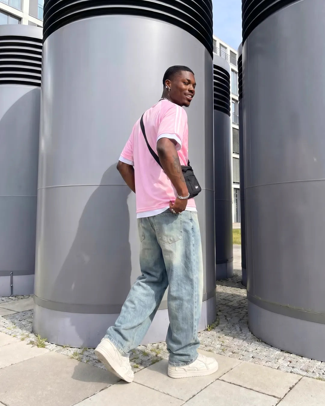 "AROME" Washed Pants