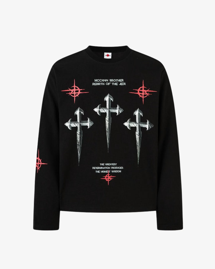 "KRYST" Graphic Longsleeve