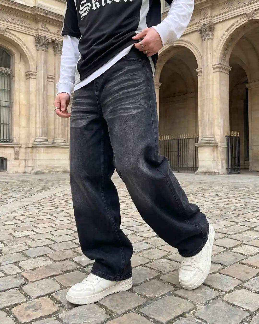 "OPAL" Washed Pants