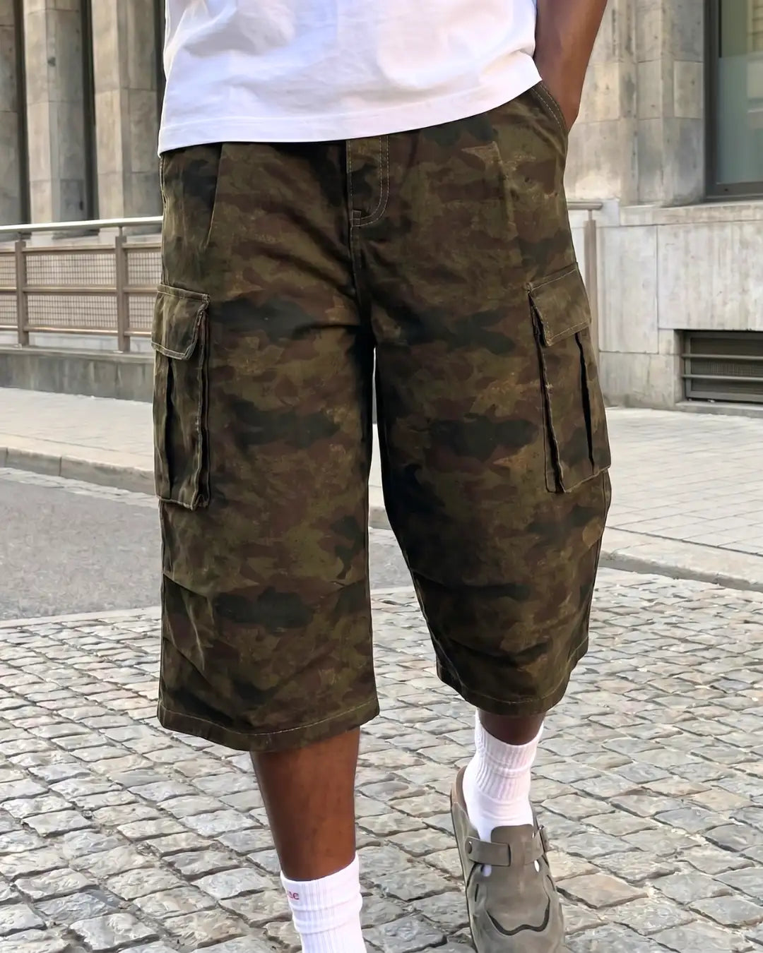 "HUNTER" Camo Jorts