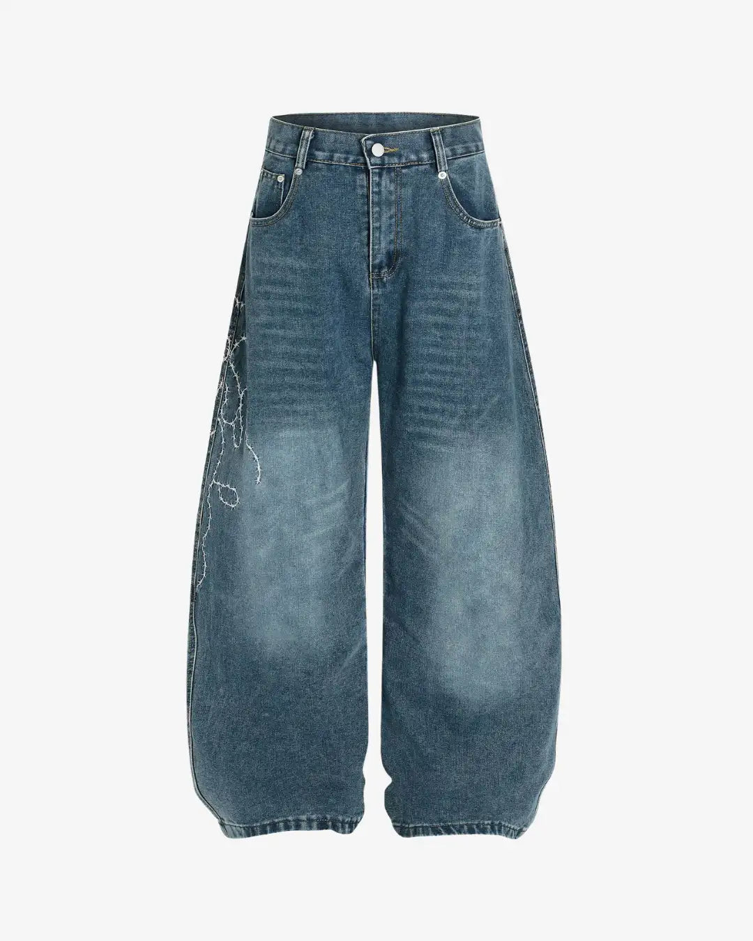 "SYLIA" Embroidered Pants