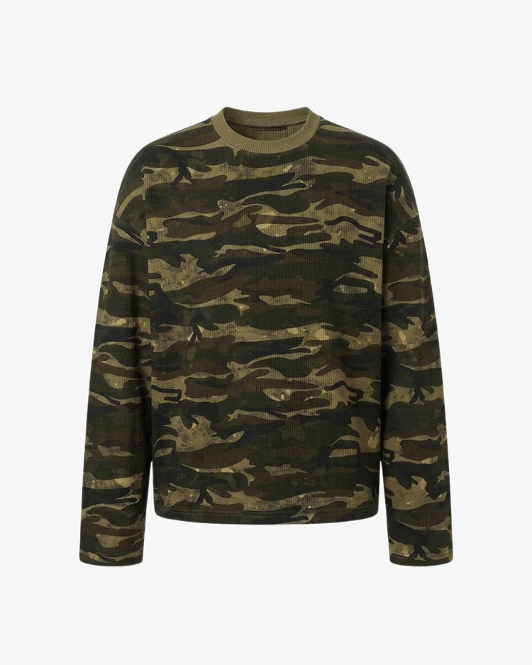 "RECON" Waffle Longsleeve