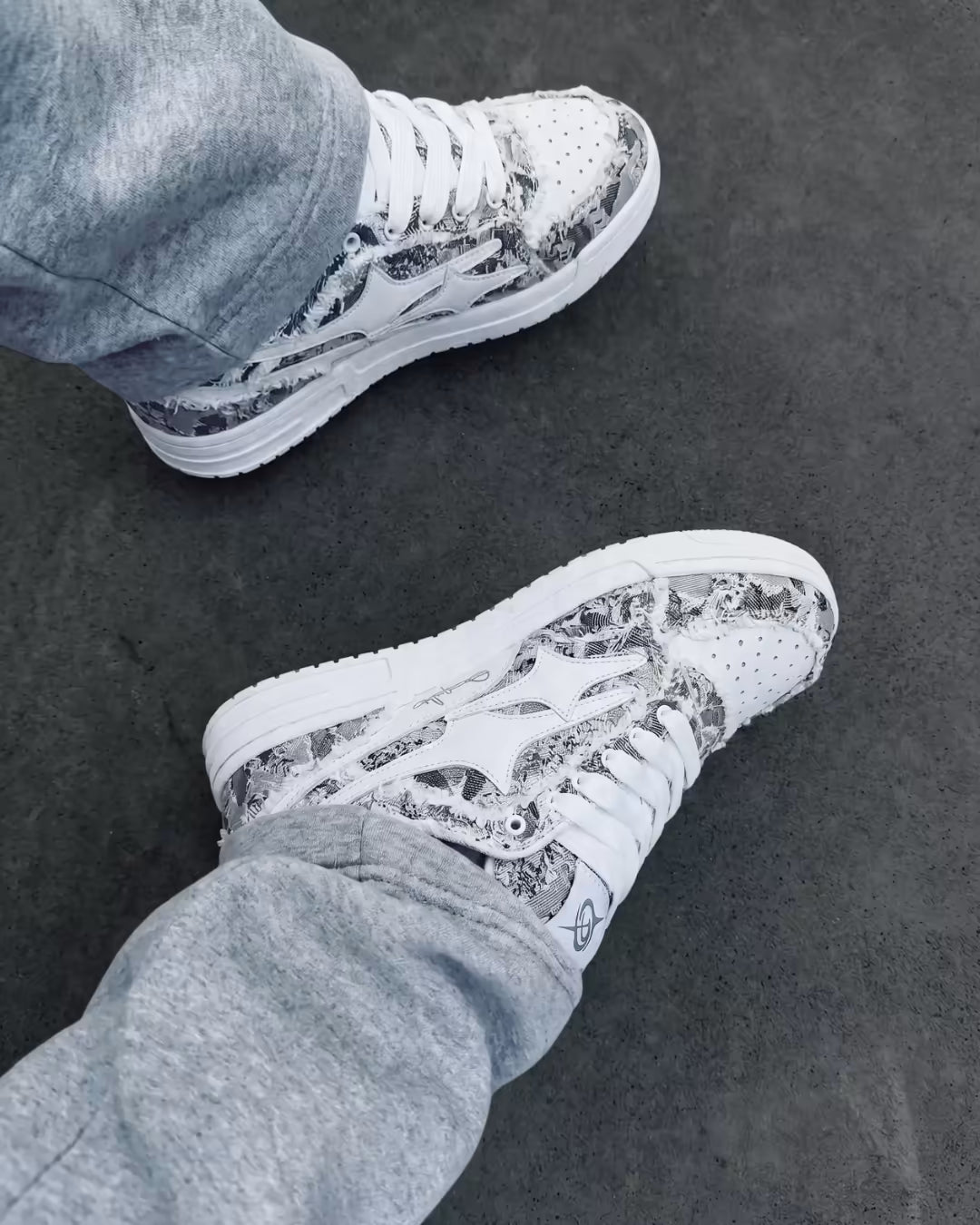 "AIRLINE" Dust Grey Trainers