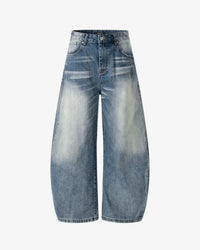 "AROME" Blue Baggy Pants