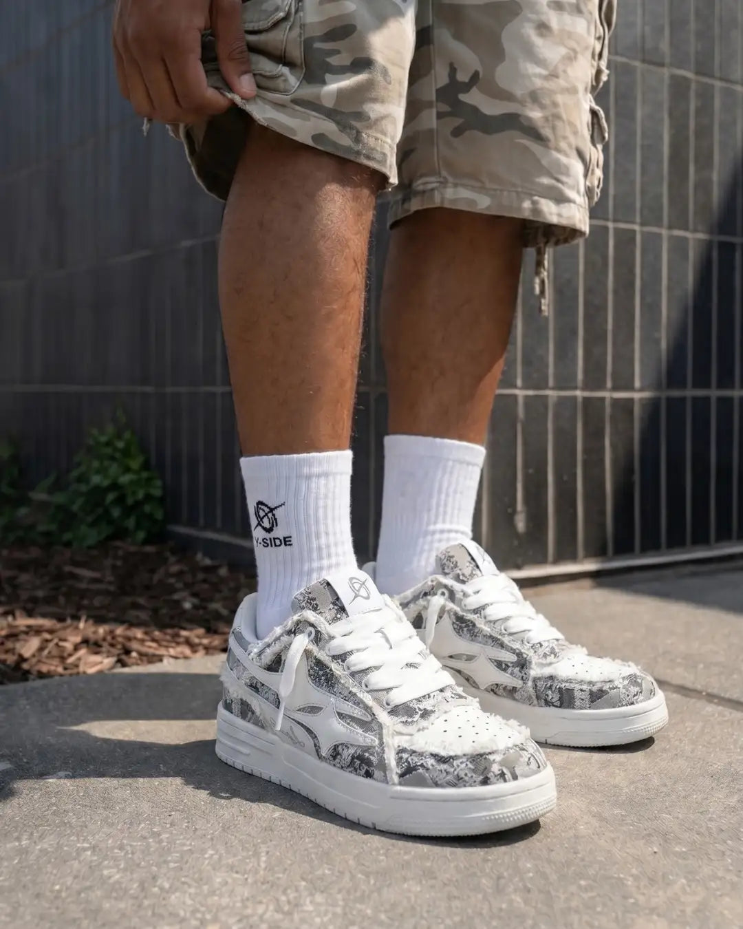 "AIRLINE" Dust Grey Trainers