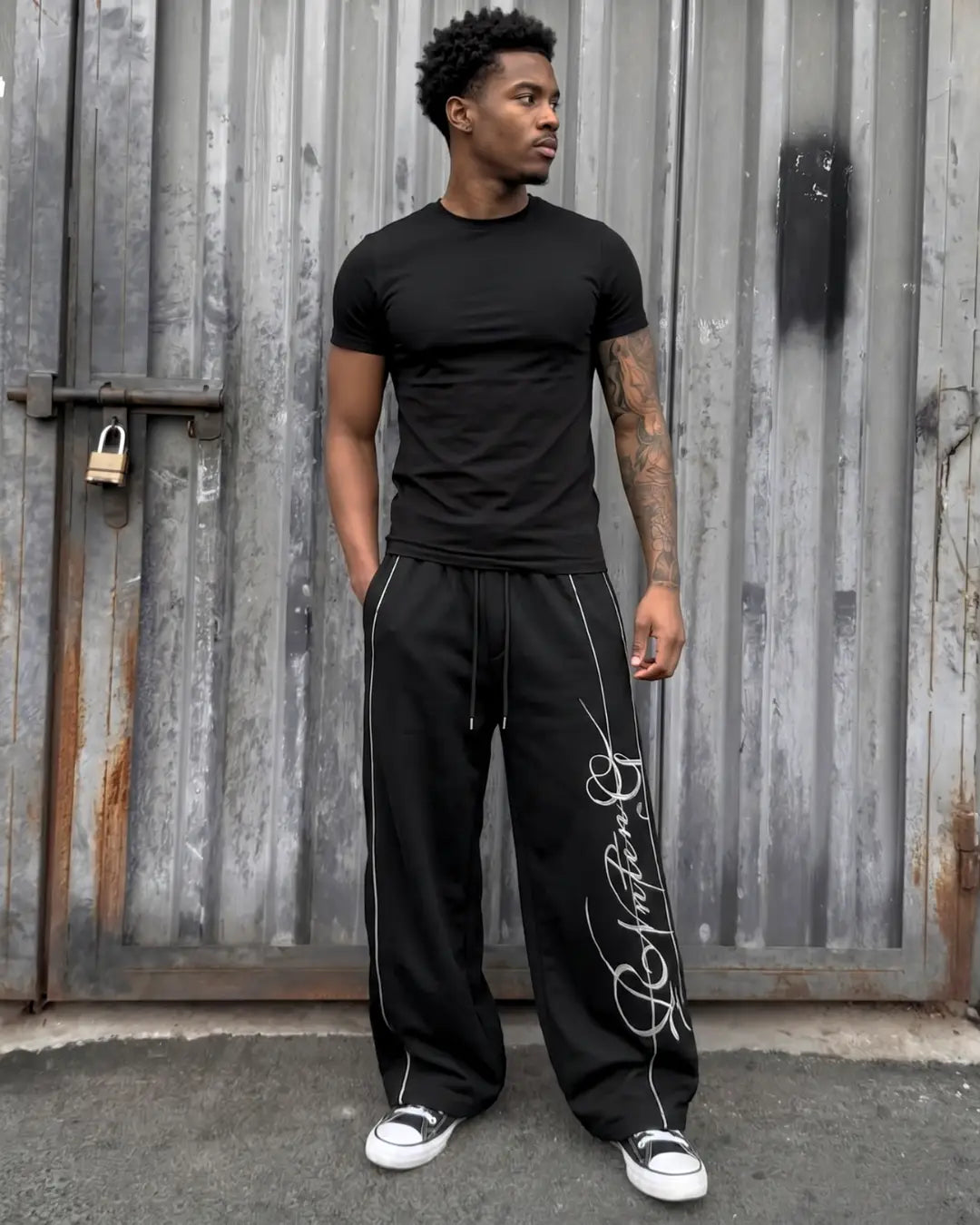 "ROYALTY" Embroidered Sweatpants