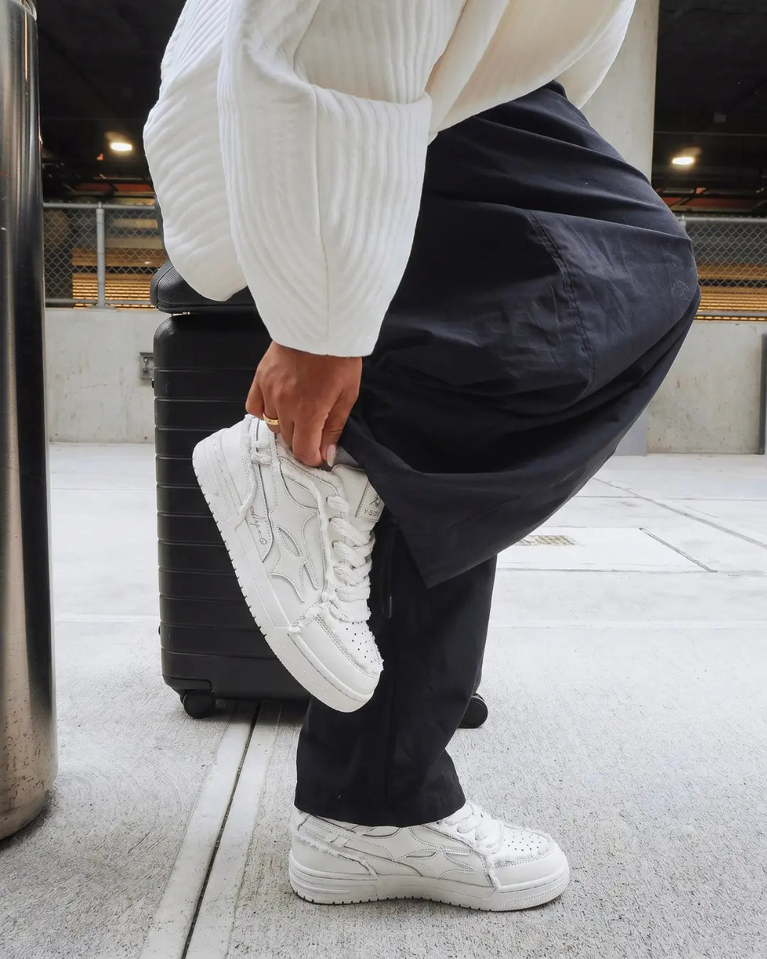 "AIRLINE" Cloud White Trainers