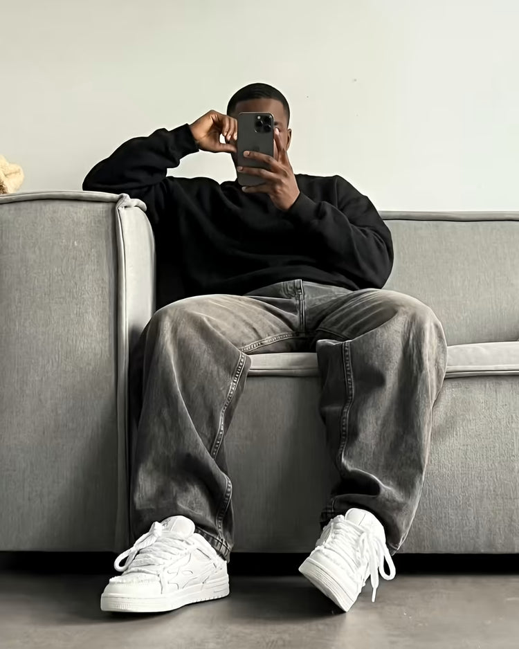 "ARLN" Cloud White Trainers