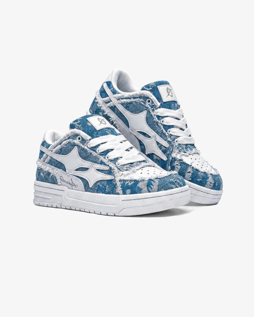 "AIRLINE" Sky Blue Trainers