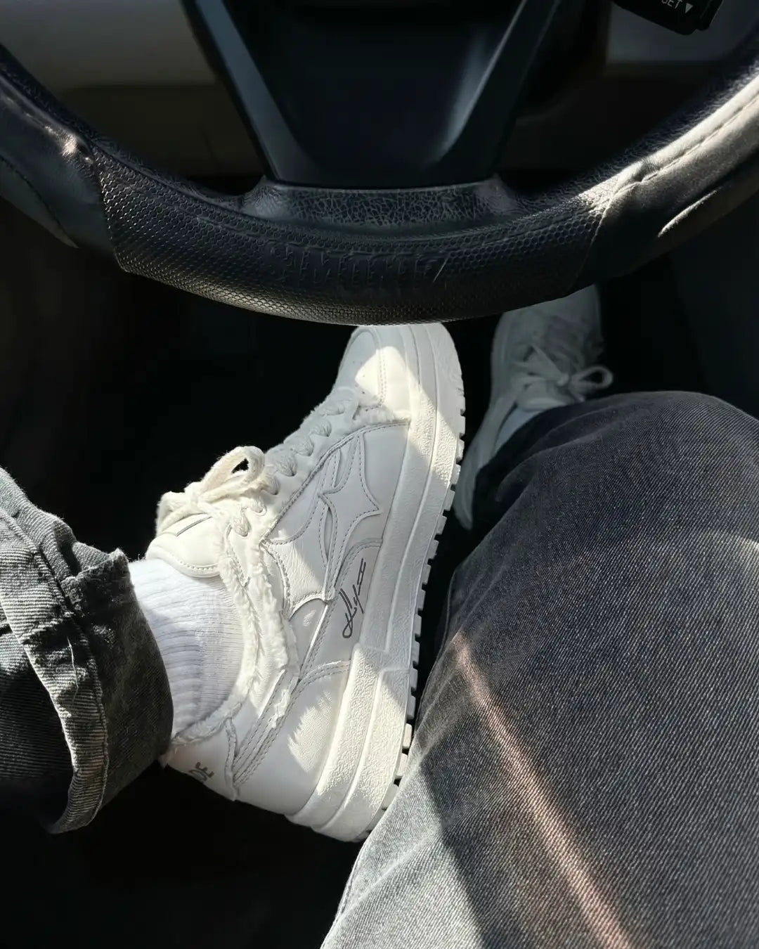 "AIRLINE" Cloud White Trainers