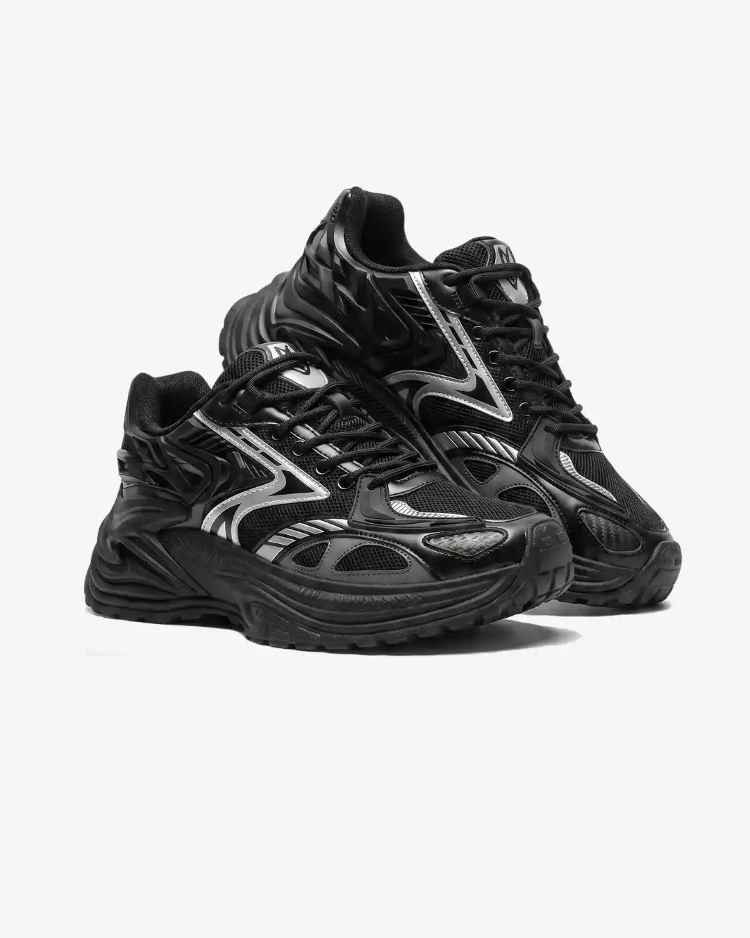 "VIPERS" Shadow Black Sneakers