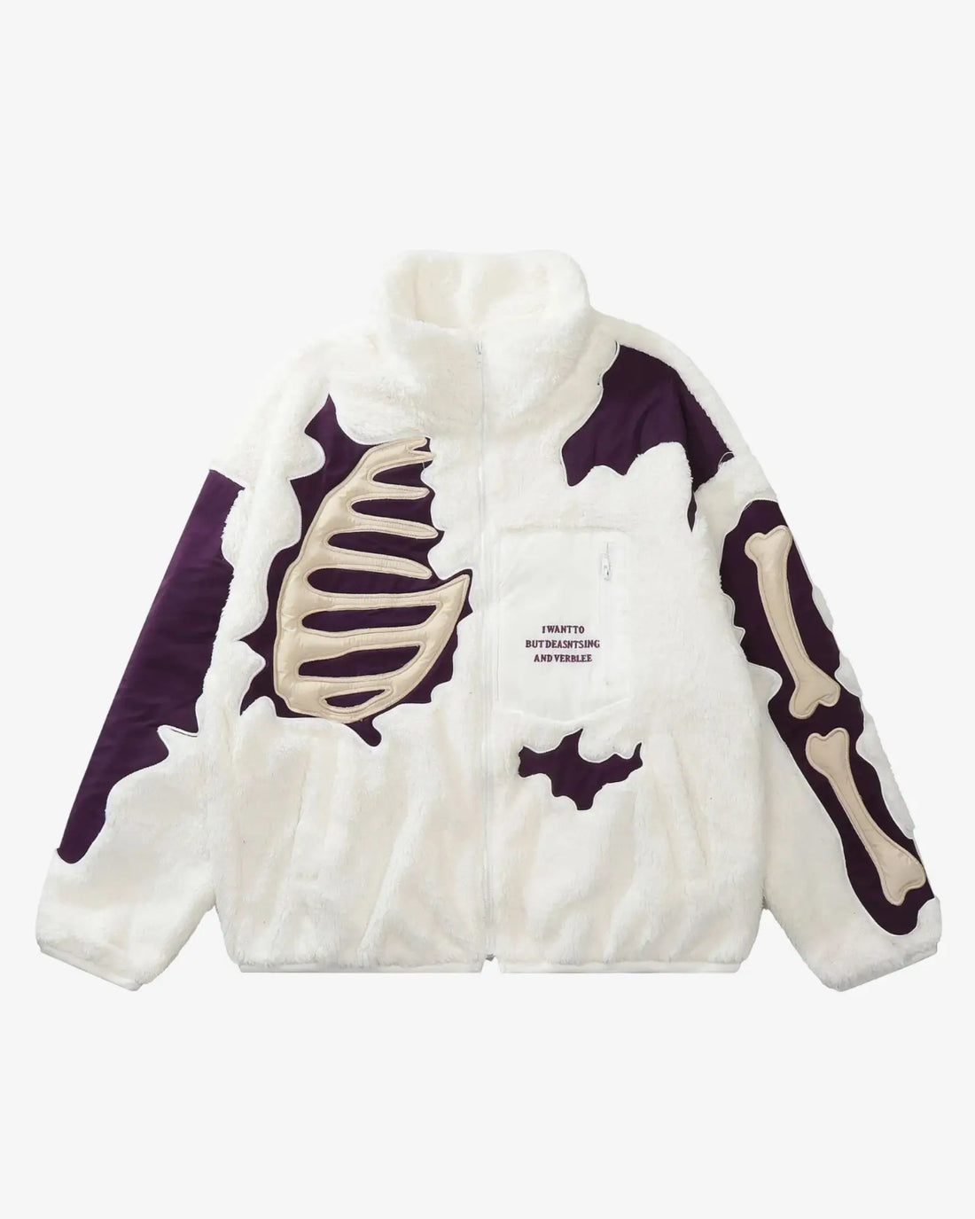 "FALLING" Fleece Jacket