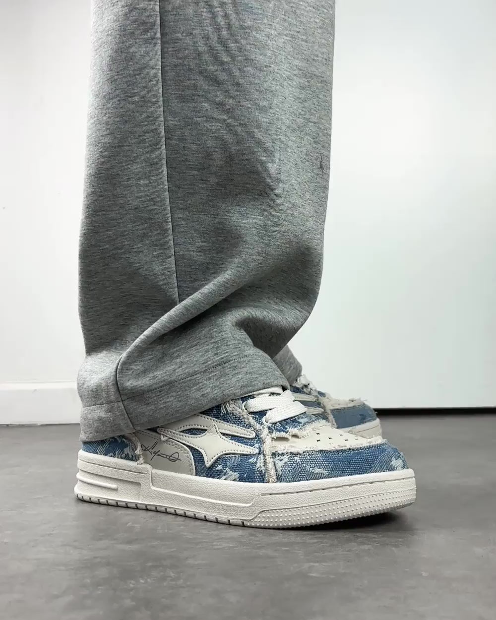 <tc>"BLUE AIRLINE" Shoes</tc>